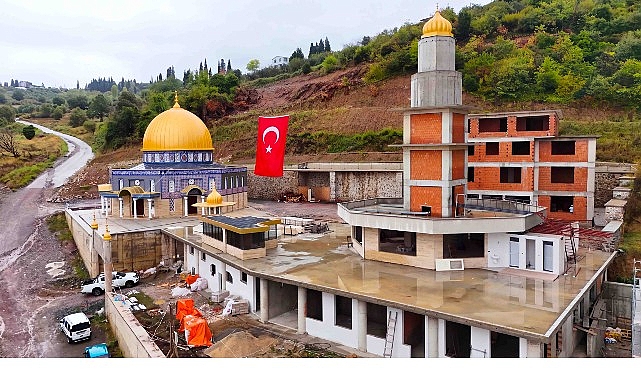 Karamürsel Aksa Camii Büyükşehir’le yükseliyor